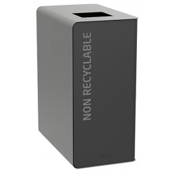 Poubelle de tri sélectif Cube 65 L Tri déchets non recyclables sans serrure