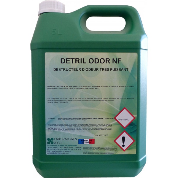 Lot de 18 pots de gel neutralisateur d'odeur aux huiles essentielles Detril  Boxodor 300 g