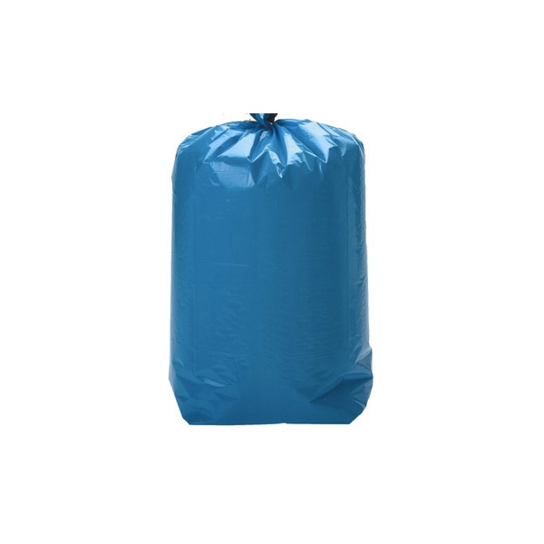 Sac poubelle 50 litres à liens coulissants transparent - 100 sacs sur