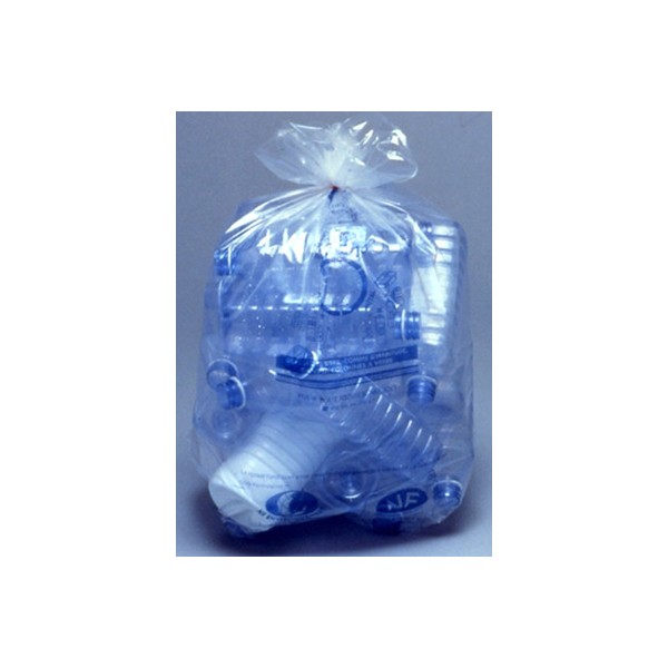 Carton de 10 rlx de 25 sacs poubelles 110L bd 36 microns transparent