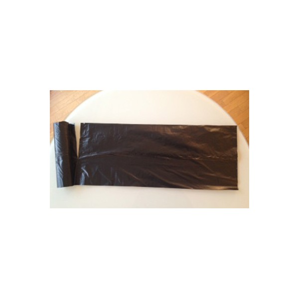 Carton de 8 rlx de 25 sacs poubelles eco 50L 27 microns noir